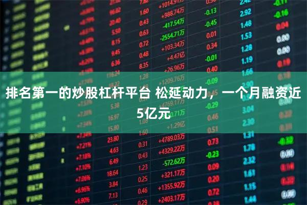 排名第一的炒股杠杆平台 松延动力，一个月融资近5亿元